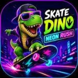 Skate Dino: Neon Rush