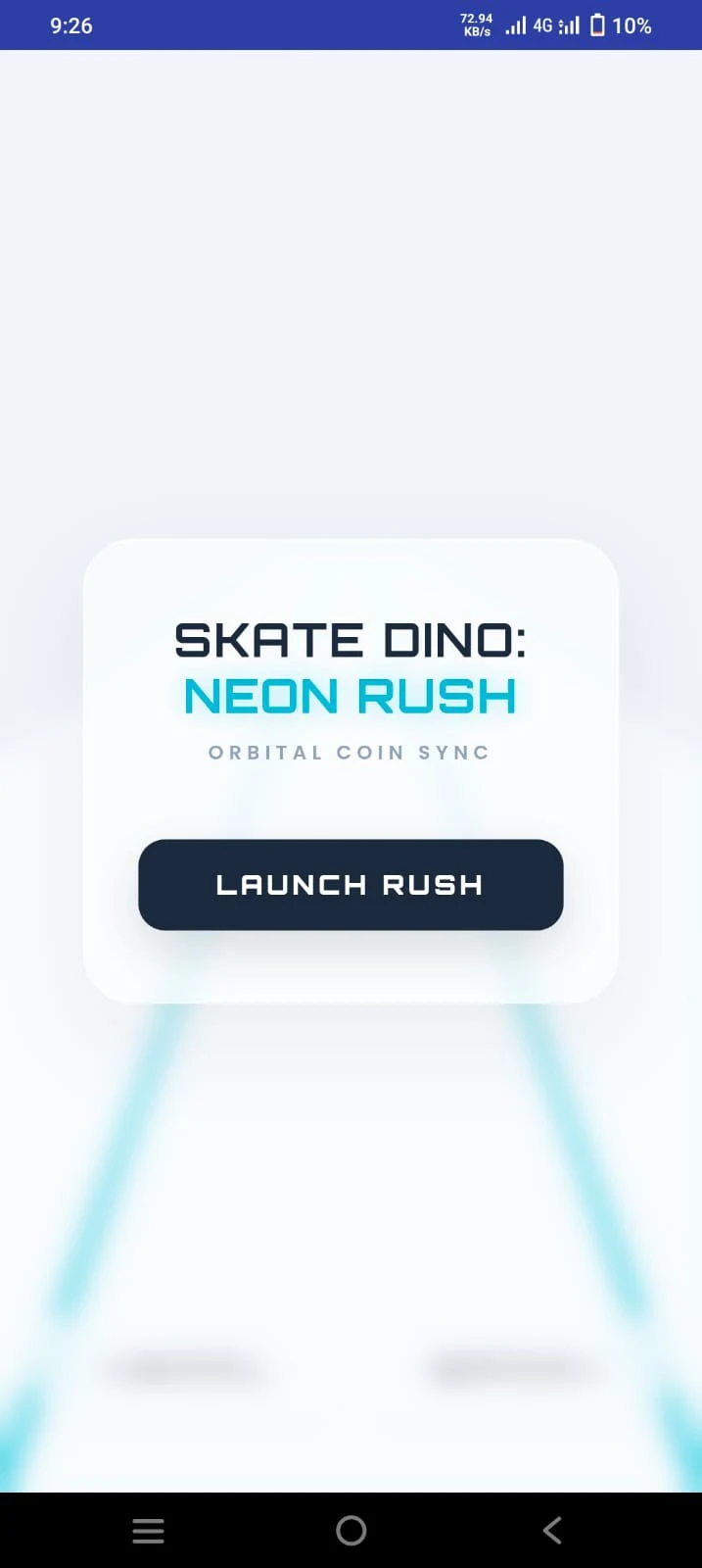 Skate Dino: Neon Rush screenshot