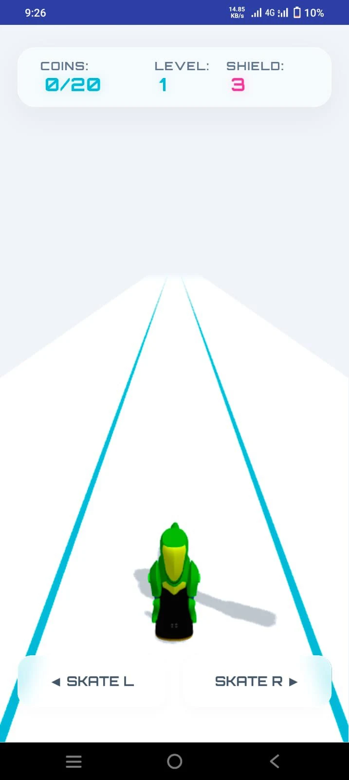 Skate Dino: Neon Rush screenshot