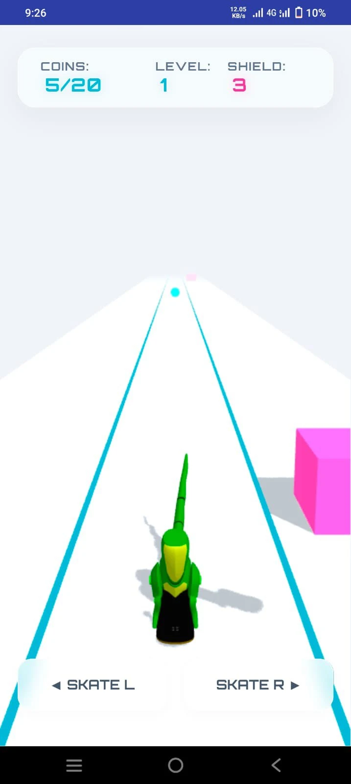 Skate Dino: Neon Rush screenshot