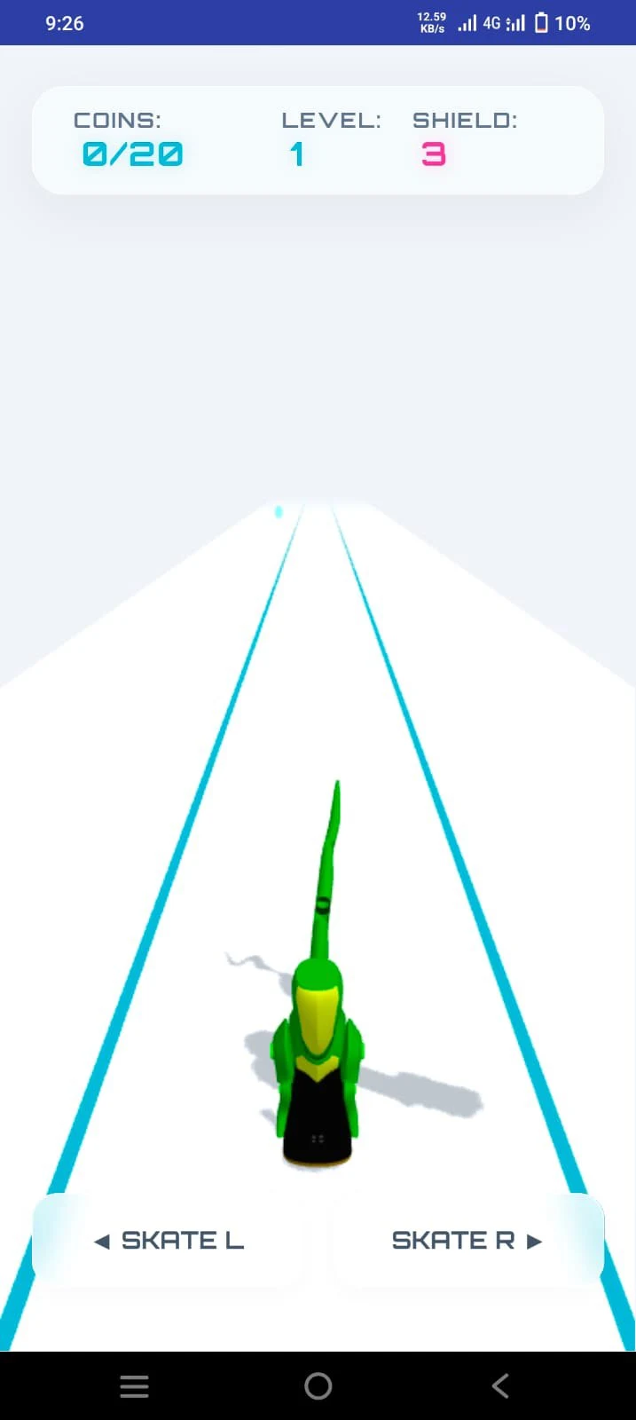 Skate Dino: Neon Rush screenshot